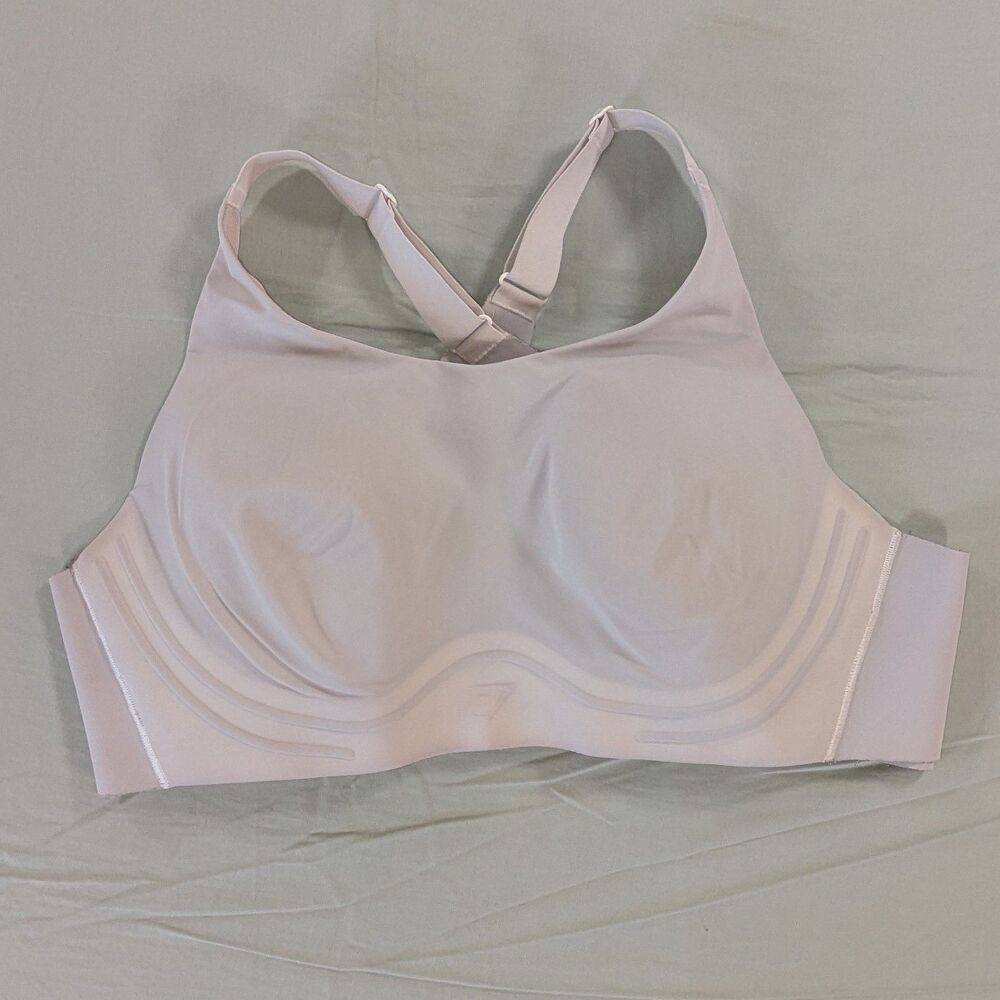 Gymshark Light White Seamless Sports Bra
